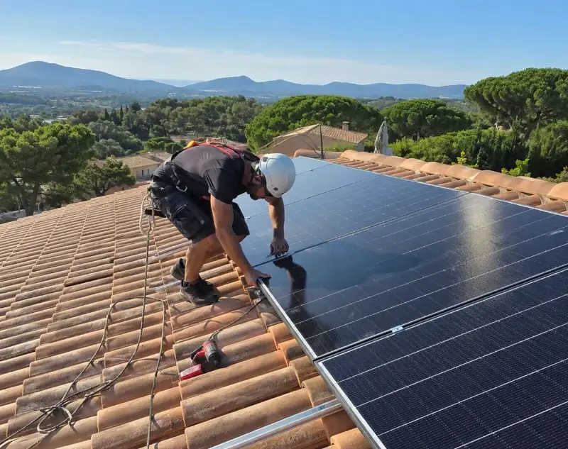 Installateur panneaux solaires Bussac — pose photovoltaïque sur toiture